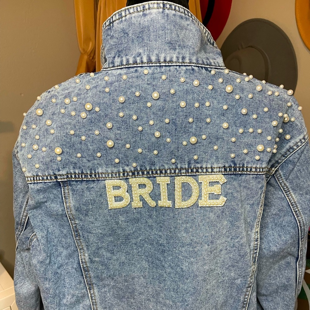 Pearl “Bride” Jean Jacket